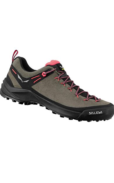 Salewa Wildfire Leather Kadın Deri Ayakkabı Bungee Gri/Siyah