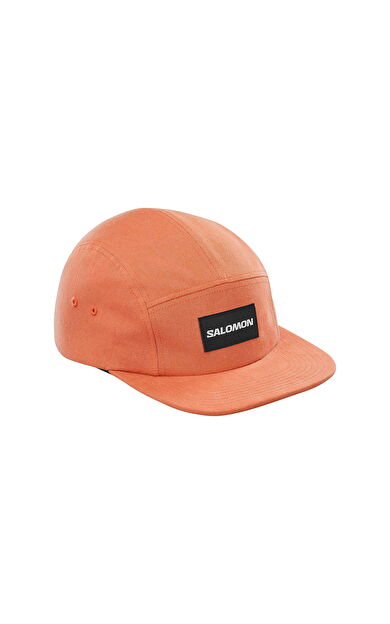 Salomon Five Panel Cap Şapka Kahverengi Renkli