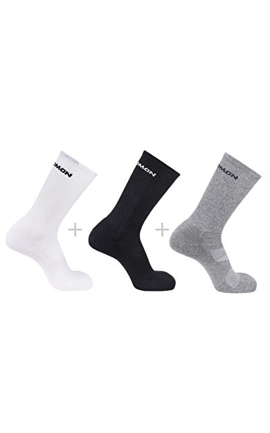 Salomon CREW 3 Pack Çorap (3 Çift) L36937700 Renkli