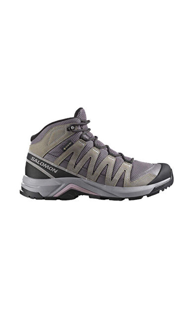 Salomon X-Adventure Recon Mid Gore-Tex Kadın Outdoor AyakkabısıL47753400 Gri