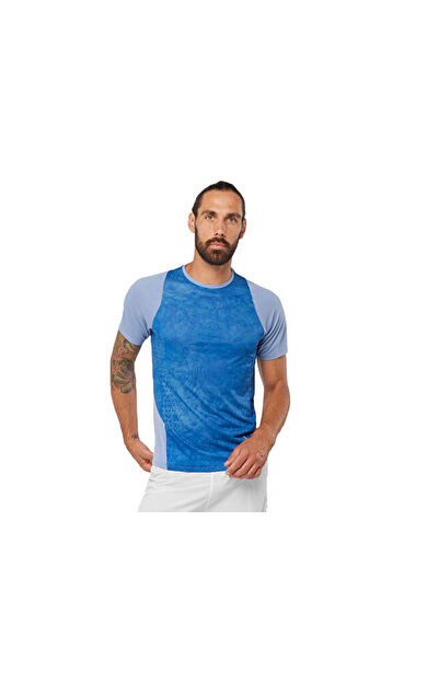 Salomon SENSE AERO SS TEE Erkek Koşu Tişörtü LC2041500 Mavi