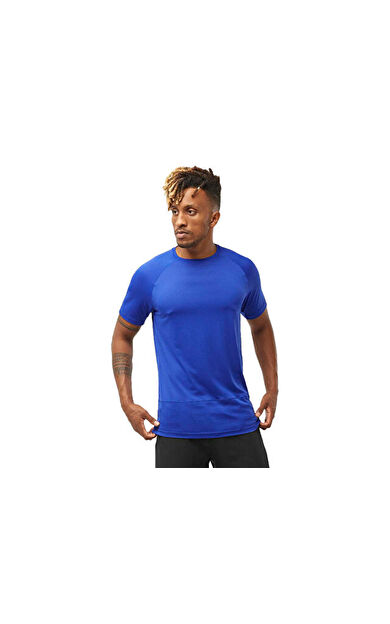 Salomon CROSS RUN Erkek Koşu Tişörtü LC2050900 Mavi