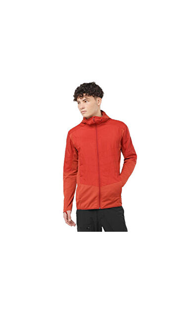 Salomon OUTLINE ALL SEASON HYBRID Erkek Outdoor Polar Ceket LC2152000 Kırmızı