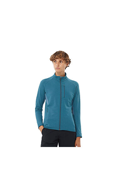 Salomon ESSENTIAL LIGHTWARM Kadın Outdoor Polar Ceket LC2225000 Mavi