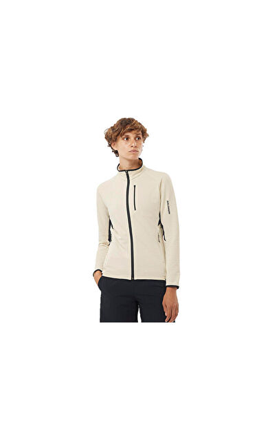 Salomon ESSENTIAL LIGHTWARM Kadın Outdoor Polar Ceket LC2225200 Bej