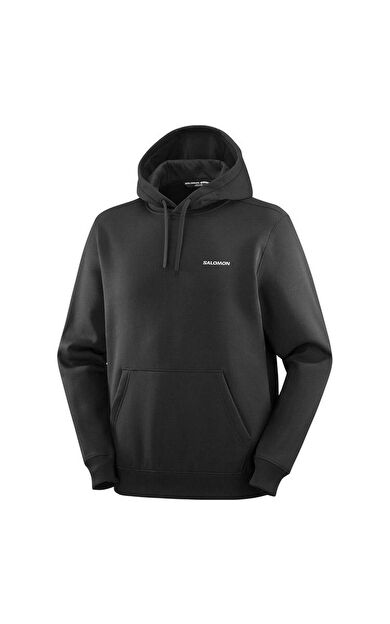 Salomon LC2523700 Chest Logo Hoodie M Erkek Sweatshirt