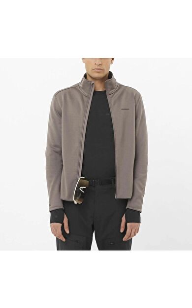 Salomon LC2608700 Outline Warm Fleece Fz M Erkek Polar