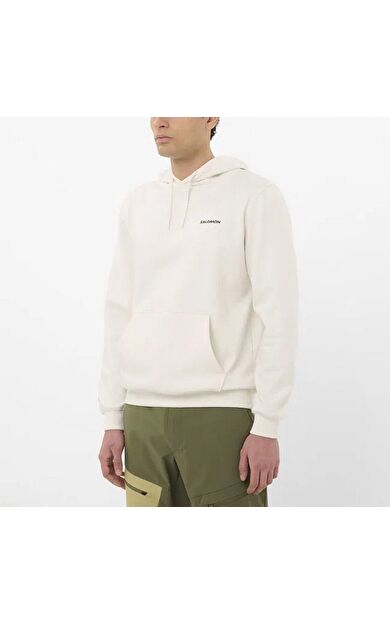 Salomon LC2675600 Chest Logo Hoodie M Erkek Sweatshirt