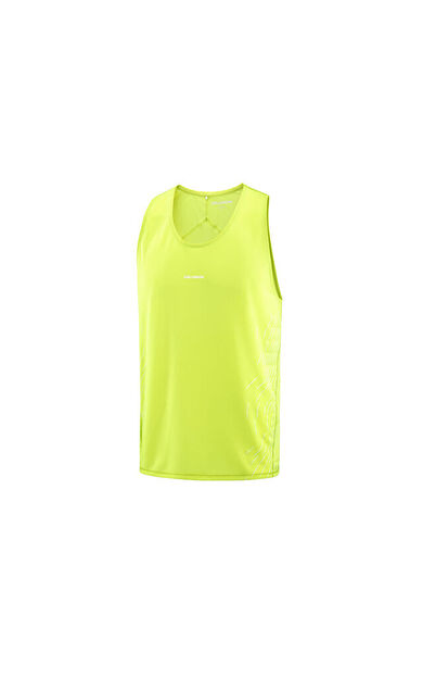 Salomon SENSE AERO GRAPHIC Erkek Koşu Tişörtü LC2758000 Sarı
