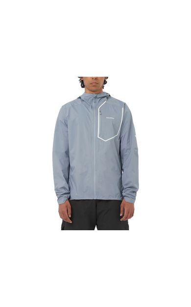 Salomon BONATTI PRO Erkek Outdoor Yağmurluk LC2769600 Gri