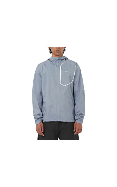 Salomon BONATTI PRO Erkek Outdoor Yağmurluk LC2769600 Gri