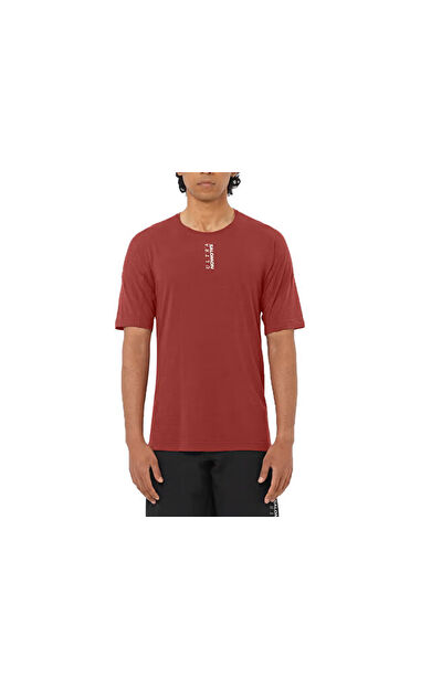 Salomon ULTRA SS TEE M Erkek Koşu Tişörtü LC2789700 Kırmızı