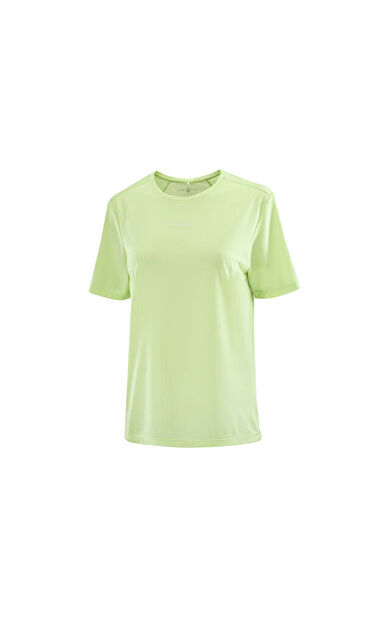 Salomon SHAKEout CORE SS TEE W Kadın Koşu Tişörtü LC2840800 Yeşil