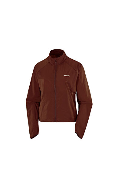Salomon SHAKEout FLY Kadın Koşu Ceketi LC2950700 Kahverengi