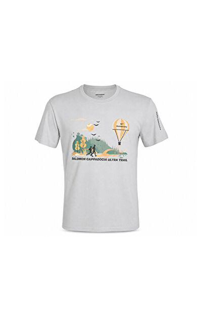 Salomon S Cut ANV Men Tee Erkek Günlük Tişört SLM25002-GRI Yeşil