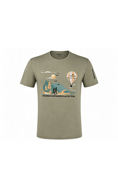 Salomon S Cut ANV Men Tee Erkek Günlük Tişört SLM25002-HAKI Haki