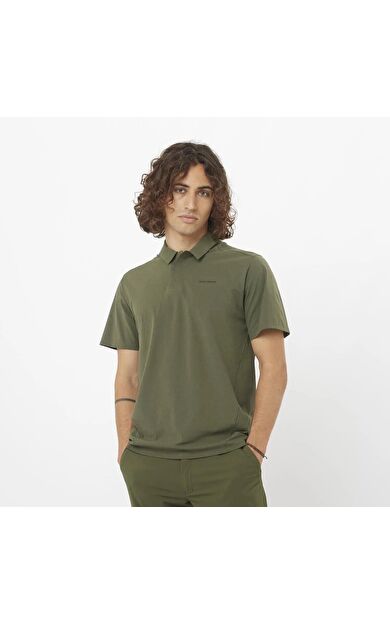 Salomon LC2439300 Trackline Polo M Erkek Polo Tişört