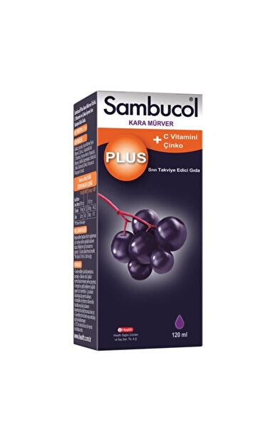 Sambucol_Plus Şurup 120 Ml - SKT:12/2026