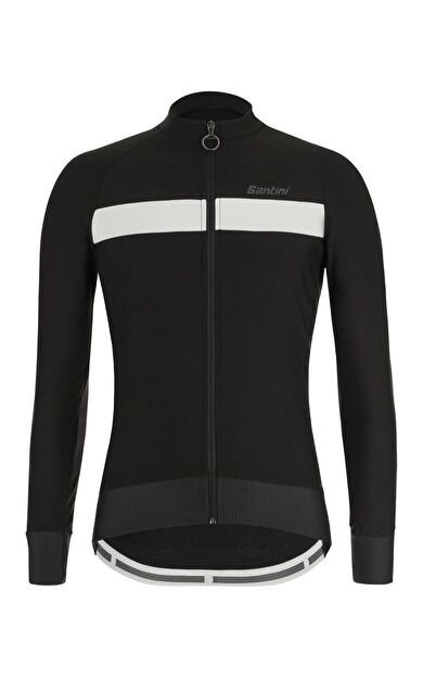 Santini Adapt Multi Season Erkek Uzun Kollu Bisiklet Forması 1W216075ADAPT 3006011321_SiyahBeyaz