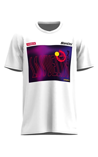 Santini BARCELONA La Vuelta Özel Seri Tişört RE499COTLV23BCN