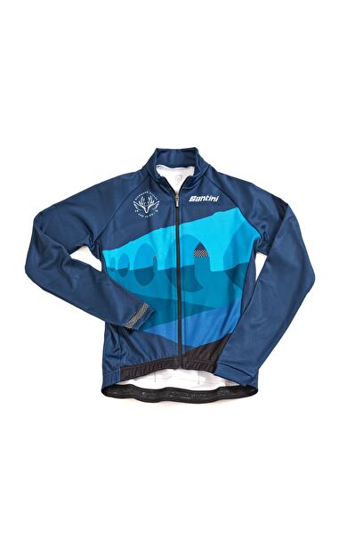 Santini Deep Winter Termal Erkek Kışlık Bisiklet Forması Richmond Cycles 9C216075DEEP