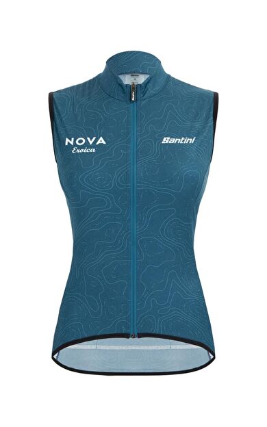 Santini EROICA NEBULA OPERA Kadın Rüzgarlık Yelek ER542L75NEBULOPER