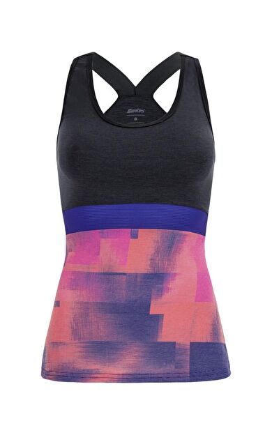 Santini FORZA Indoor Training Kadın Büyük Beden Spor Üst 2W63GLLFORZA