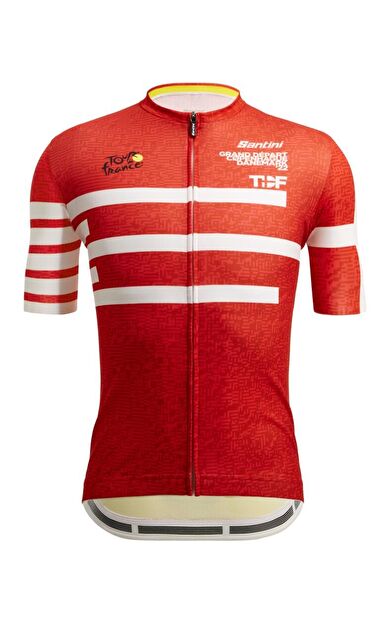 Santini GRAN DÉPART COPENHAGUE Tour De France Özel Seri Bisiklet Forması RE94075CGDC2TDF