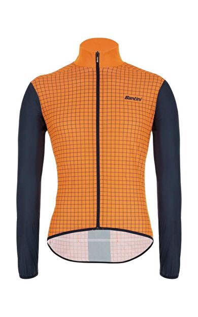 Santini NEBULA Erkek Rüzgarlık Bisiklet Ceketi 1W33275NEBUL 3006011411_MaviBeyaz