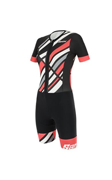 Santini Redux Raggio Kadın Trisuit 1T774LIMGREDUXRAGG 3006151032_SİYAH