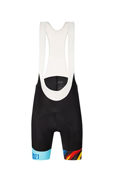 Santini UCI Flanders Karma Sassi Kadın Askılı Bisiklet Taytı EC1065GILSPLA