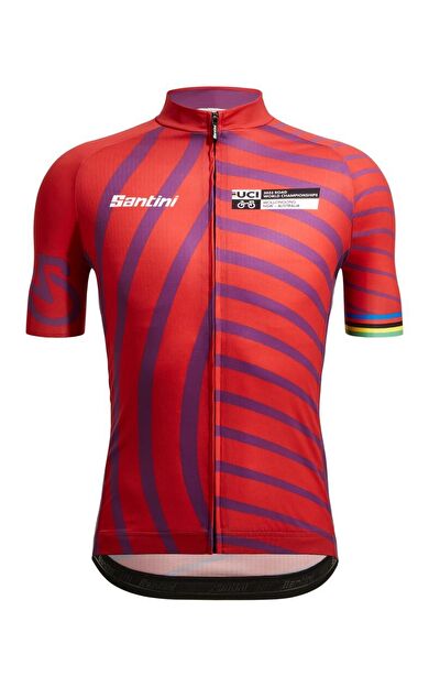 Santini UCI Road World Championships Wollongong Erkek Bisiklet Forması EC94075CKEVOWL1