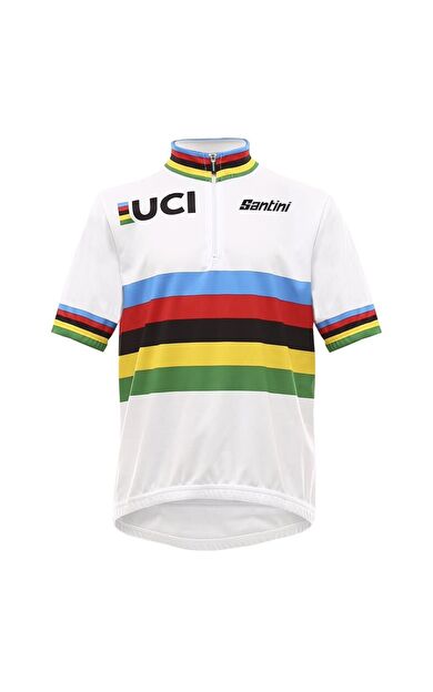 Santini UCI World Champion Özel Seri Çocuk Bisiklet Forması RE942B14WC