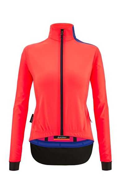 Santini VEGA MULTI With Hood Polartec Kadın Kışlık Bisiklet Ceketi 3W508L75VEGAMULT