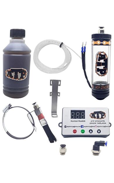 ATP Zincir yağlama Seti 60 cc Motosiklet Zincir Yağlama Seti Otomatik Zincir yağlama