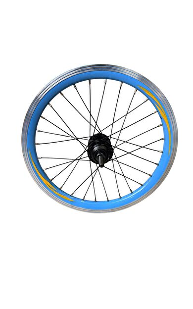 16 Jant Çift Katmanlı çocuk bisikleti jantı ARKA jant Mavi renk 16 jant Double Arka Jant Mavi Renk