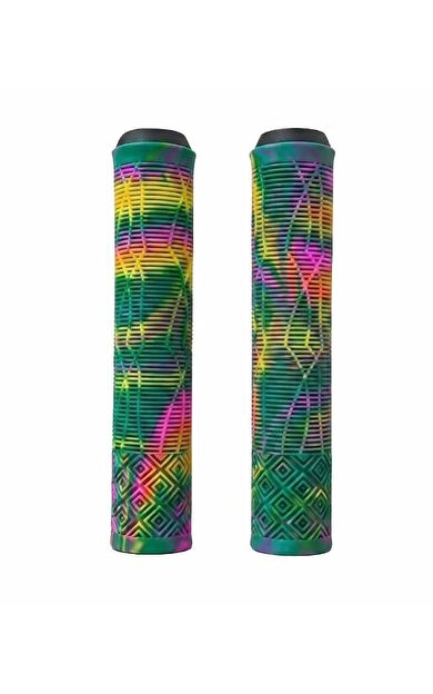 17 CM Mtb Bmx Freeride Elcik Silikon Bisiklet Elcik Kaymaz Yapı Dirt Jump Elciği Koyu Yeşil  Pembe