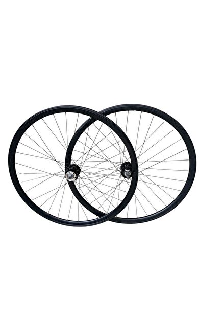 26 Jant Disk Fren Çift Katmanlı bisiklet jant Seti Ön+Arka jant Siyah 26 jant Disk Fren ÖN+Arka Jant
