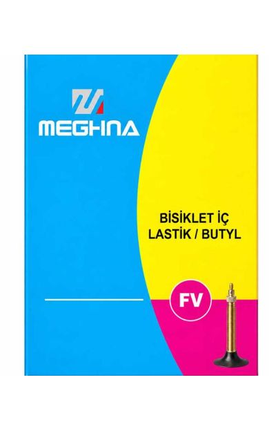 26X1.95/2.125 F/V  [48MM] [KUTULU] - MEGHNA İç Lastik 26 Jant Bisiklet İç Lastiği İnce Oto Sibop