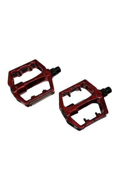 Alüminyum Kırmızı Renk Bisiklet Pedalı Platform bmx freeridde pedal