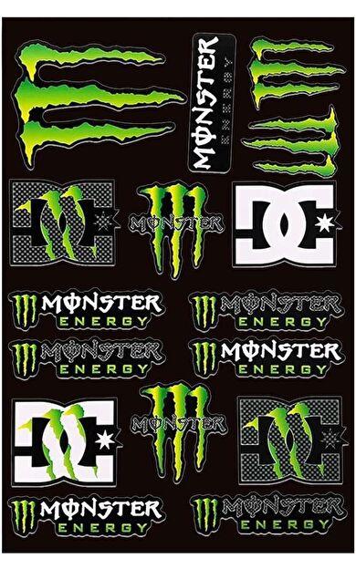 Araba, Motosiklet, Bisiklet, Kask Sponsor Sticker Seti, Çıkartma Etiketi M1 Model