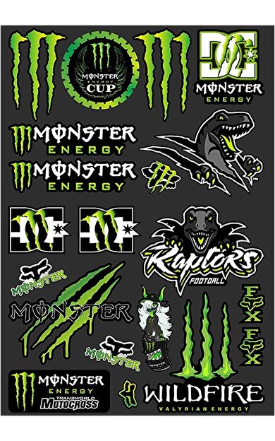 Araba, Motosiklet, Bisiklet, Kask Sponsor Sticker Seti, Çıkartma Etiketi M2 Model