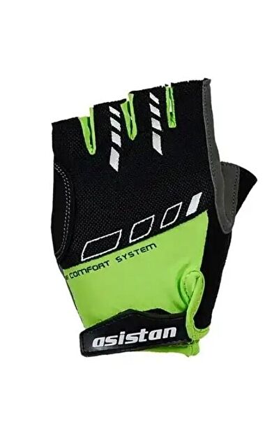 Asistan Cape GL 400 Kısa Parmak Bisiklet Eldiveni L Beden Yeşil