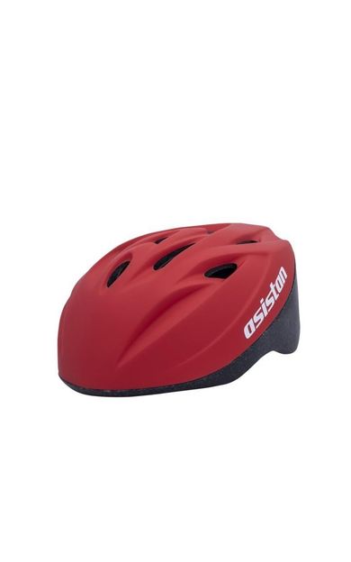 Asistan Cape H50 Çok Amaçlı Kask Çocuk Scooter Bisiklet Kaskı Medium Kırmızı Çocuk Kaskı
