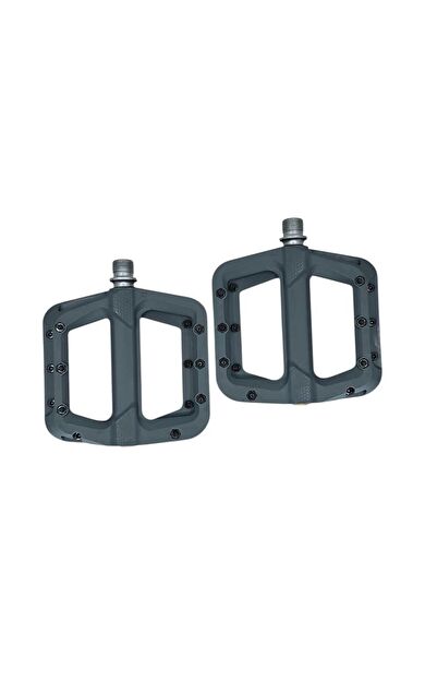 Asistan Drox PD 710 Rulmanlı Plastik Çivili Mtb Freeride Bmx Geniş Platform Bisiklet Pedalı Gri