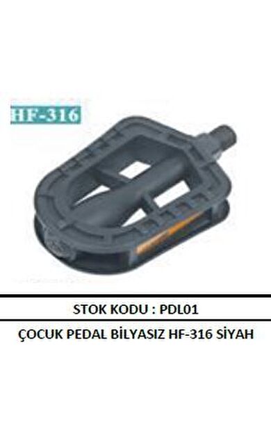 BİSİKLET Çocuk Pedal Bilyasız HF-316 Siyah