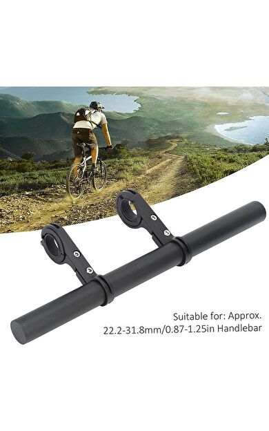 Bisiklet Gidon Aksesuar Uzatma Aparatı 30 Cm Genişletici Çubuğu Işık KM Far Tutucu