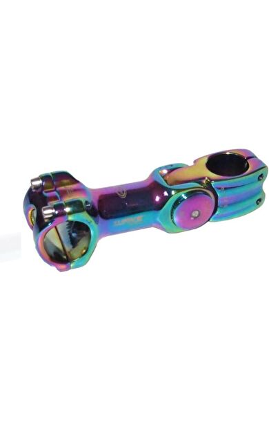 Wake Alümınyum Açı Ayarlı Gidon Boğazı 110 mm 31,8 mm Bisiklet Gidon Boğazı Rainbow Açılı Boğaz