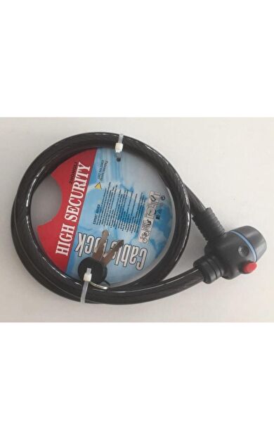 Bisiklet Motor Kilidi Halatlı Kalın Anahtarlı Kilit 15 X 1000 Sağlam Ve Kullanışlı Kilit