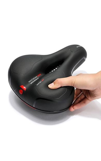 Bisiklet Sele Airzone Hava Kanallı Elastomer Yaylı Soft Doku A Kalite